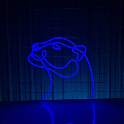 Leopard Line Art Neon Signs Animal Wall Art Decor