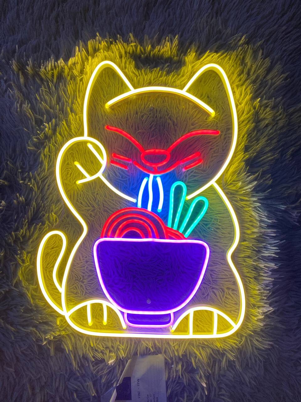 Cat Ramen Neon Signs