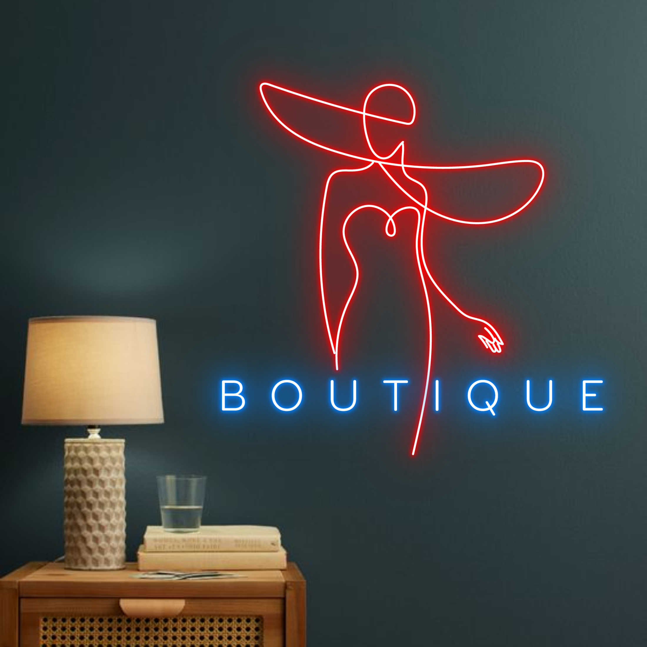 Boutique Neon Sign Custom Shop Wall Decor Signboard