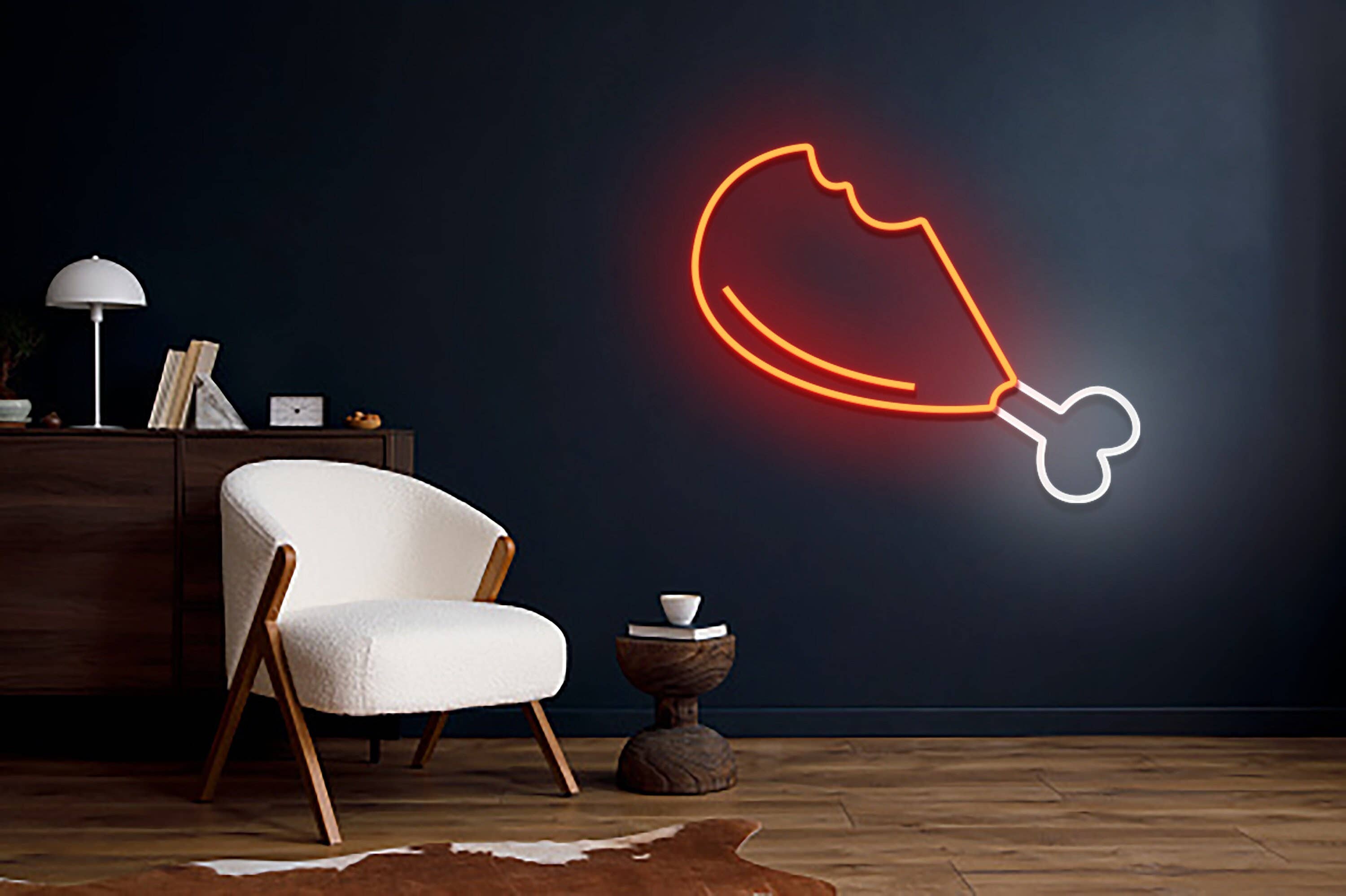 Roasted Chicken Neon Sign Chicken Restaurant Wall Decor