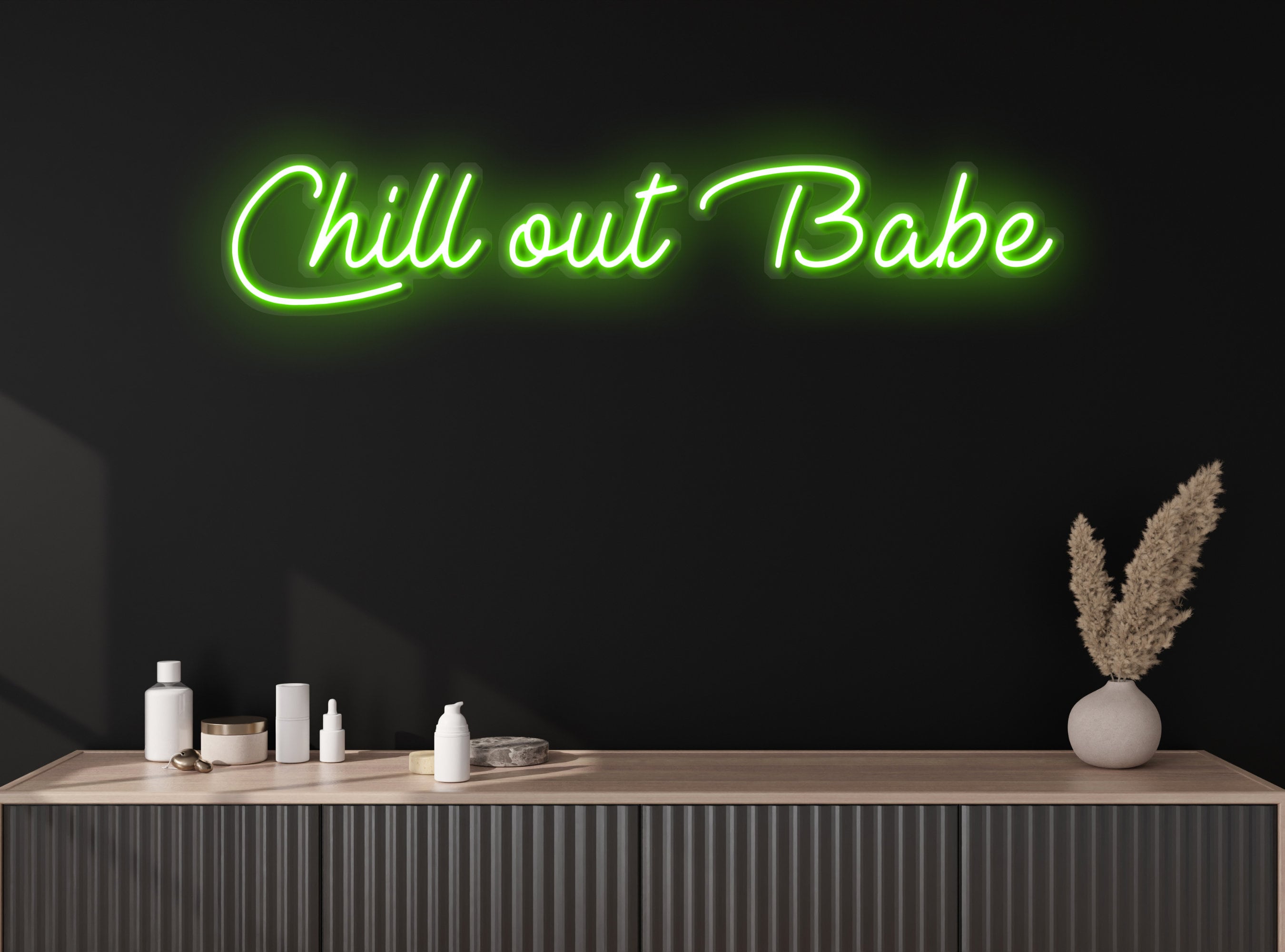 Chill Out Babe Neon Sign Neon Letters