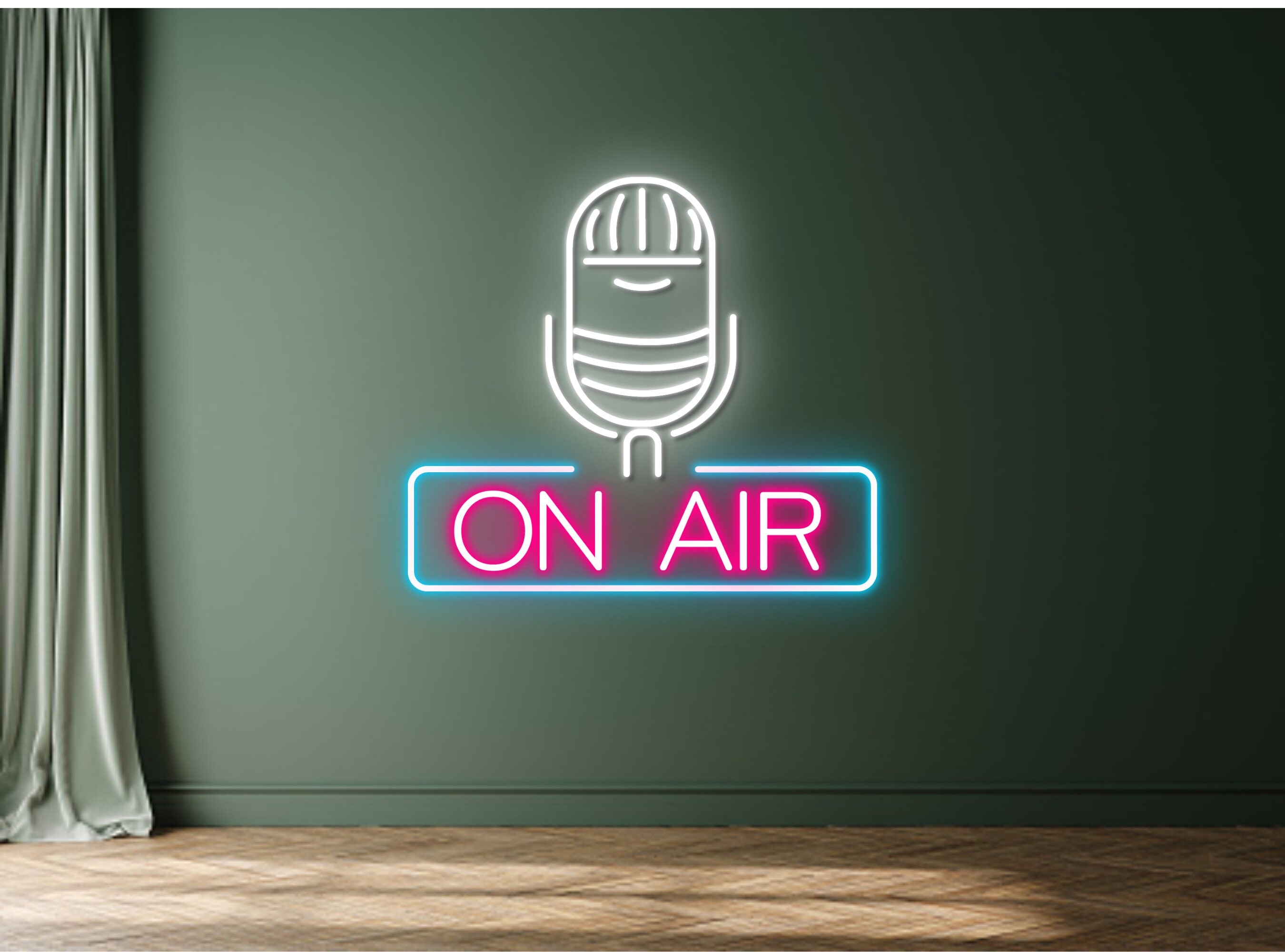 On Air Livestream Neon Sign Streamer Sign