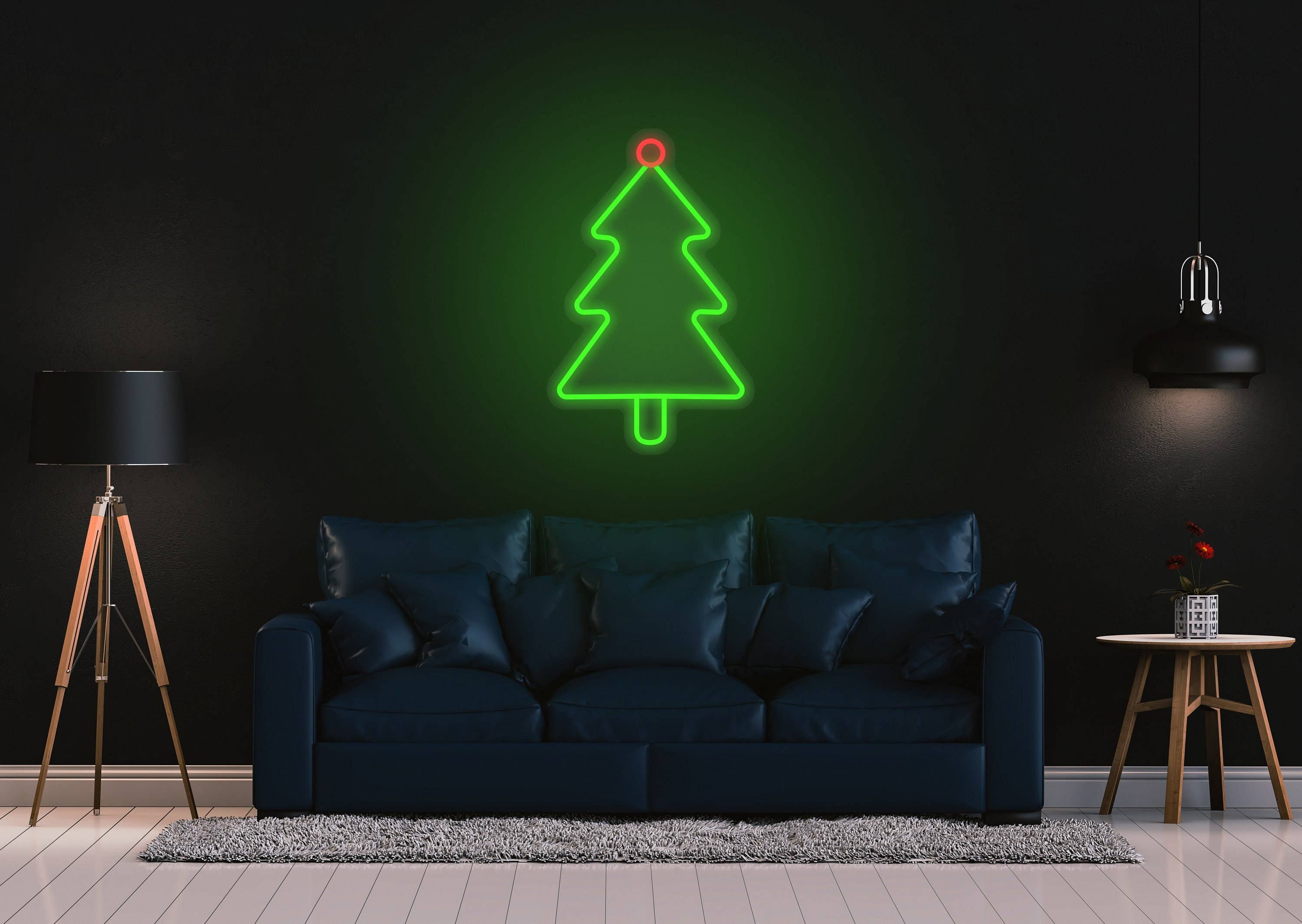 Christmas Tree Neon Sign Christmas Noel Wall Decor