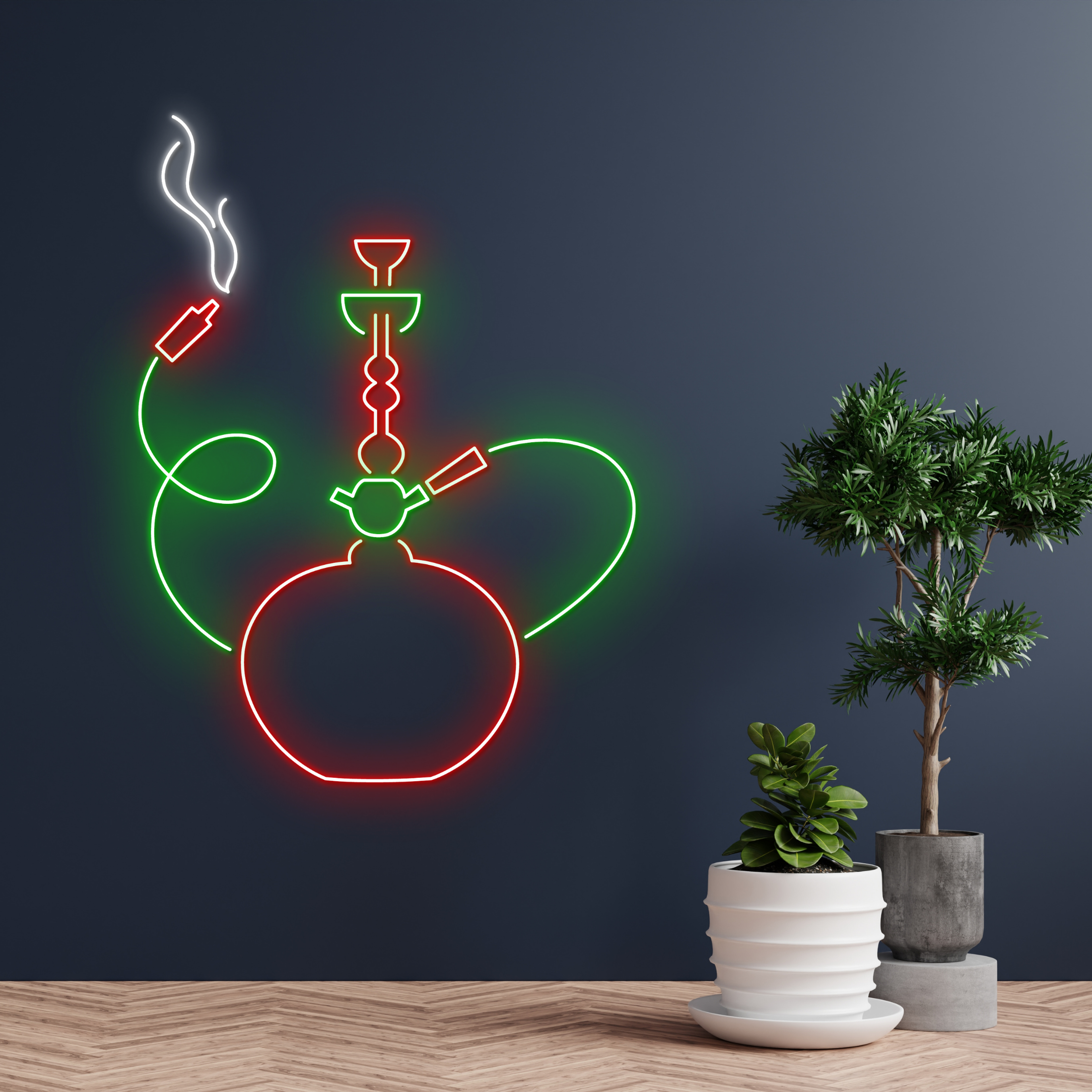 Smoking Lounges Neon Sign Bar Pub Decor