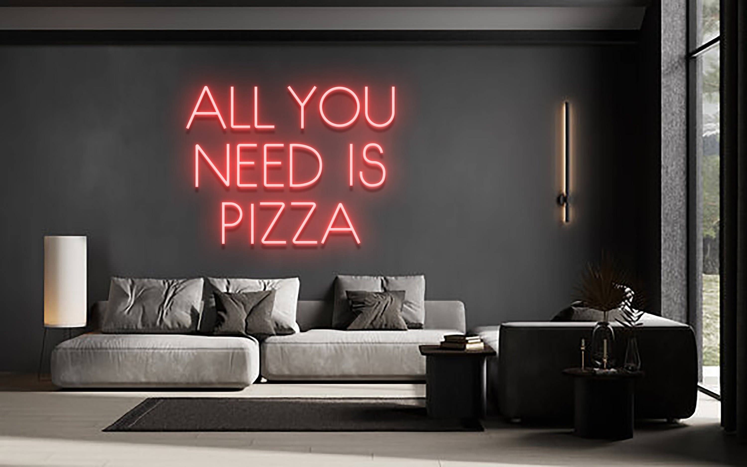 Pizza Quote Neon Sign Pizza Restaurant Decor