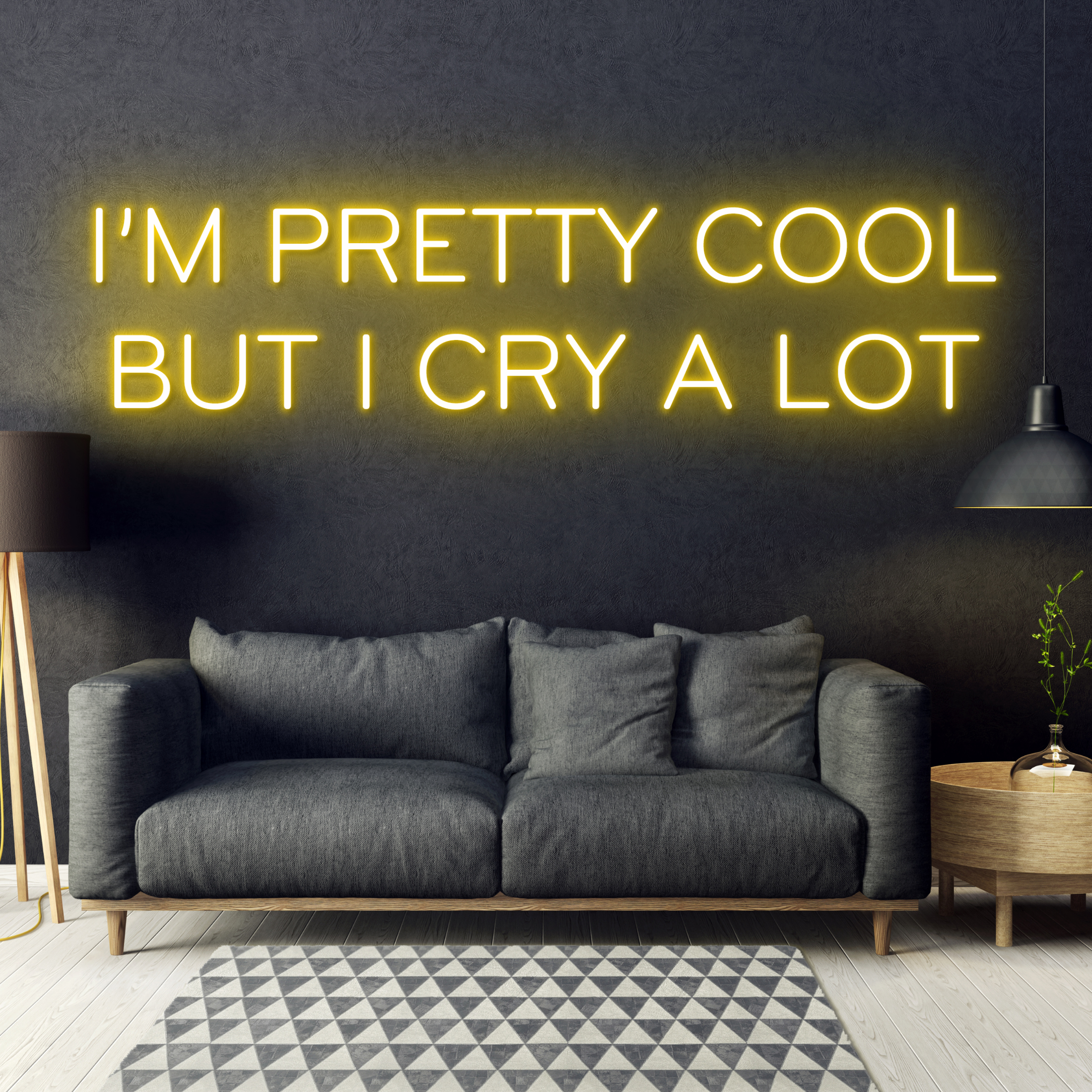 I'm Pretty Cool Neon Sign Long-lasting Wall Art Light Decor