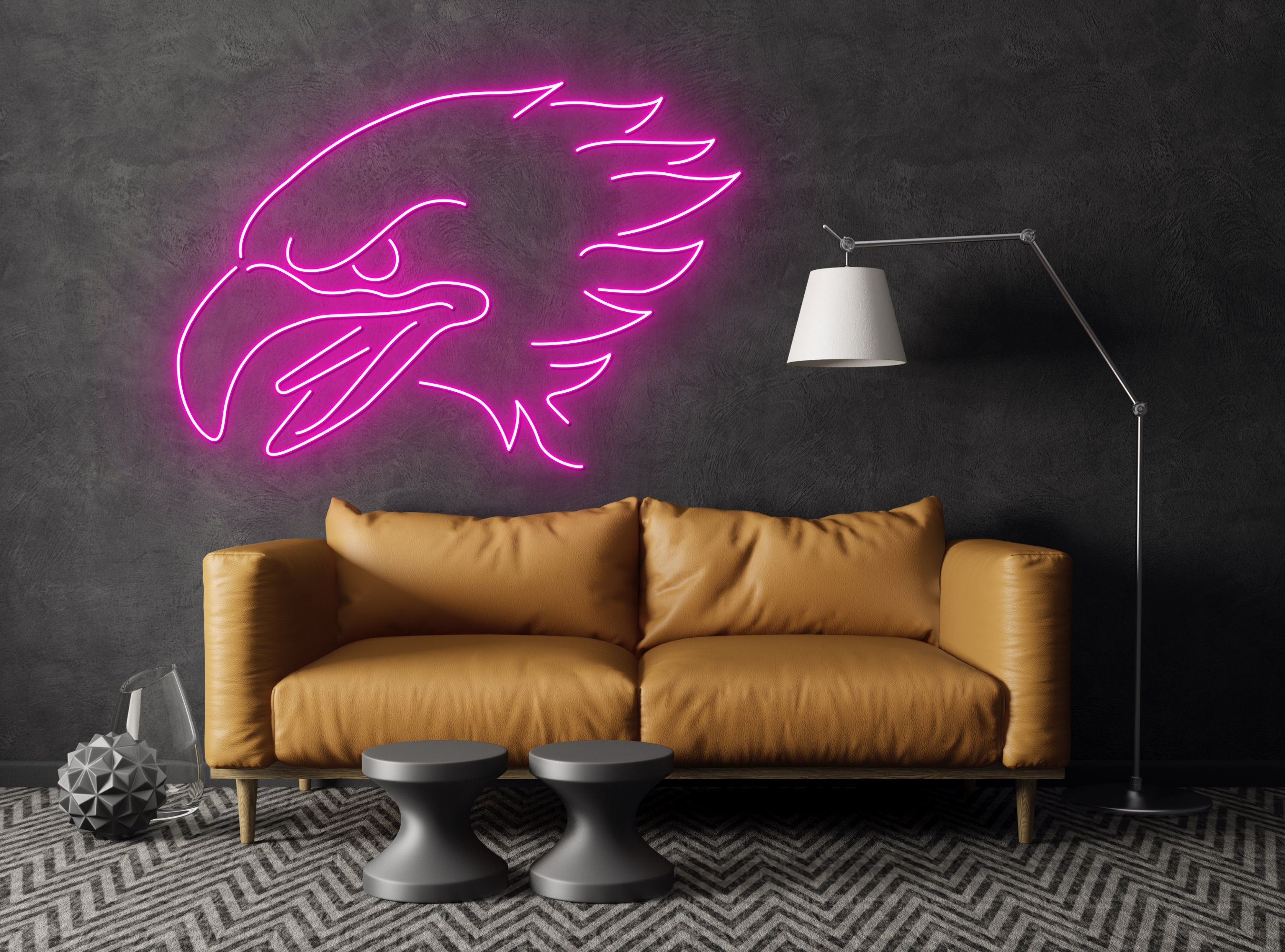 Head Eagle Neon Sign Wall Decor