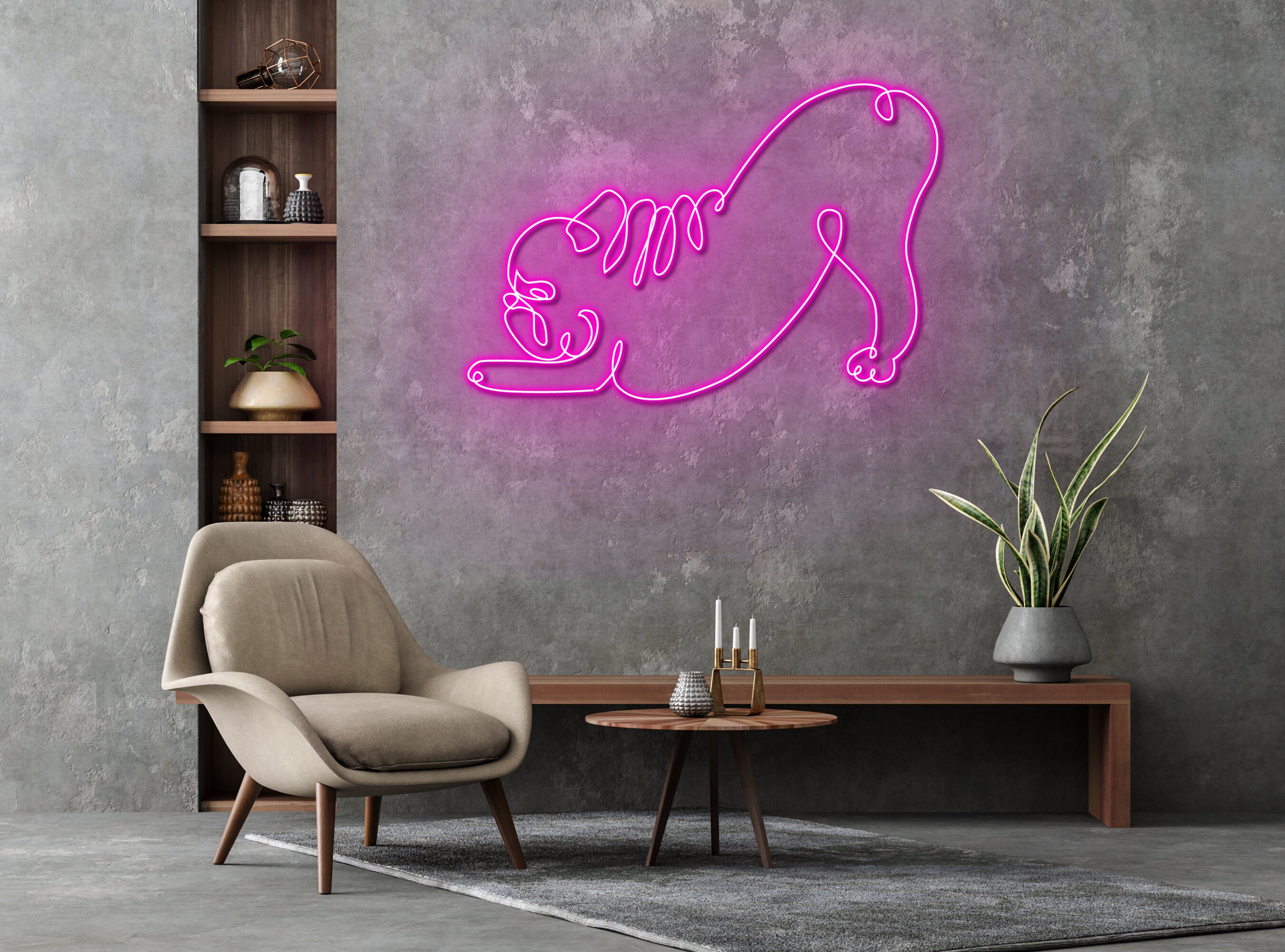 French Bulldog Neon Sign Wall Decor