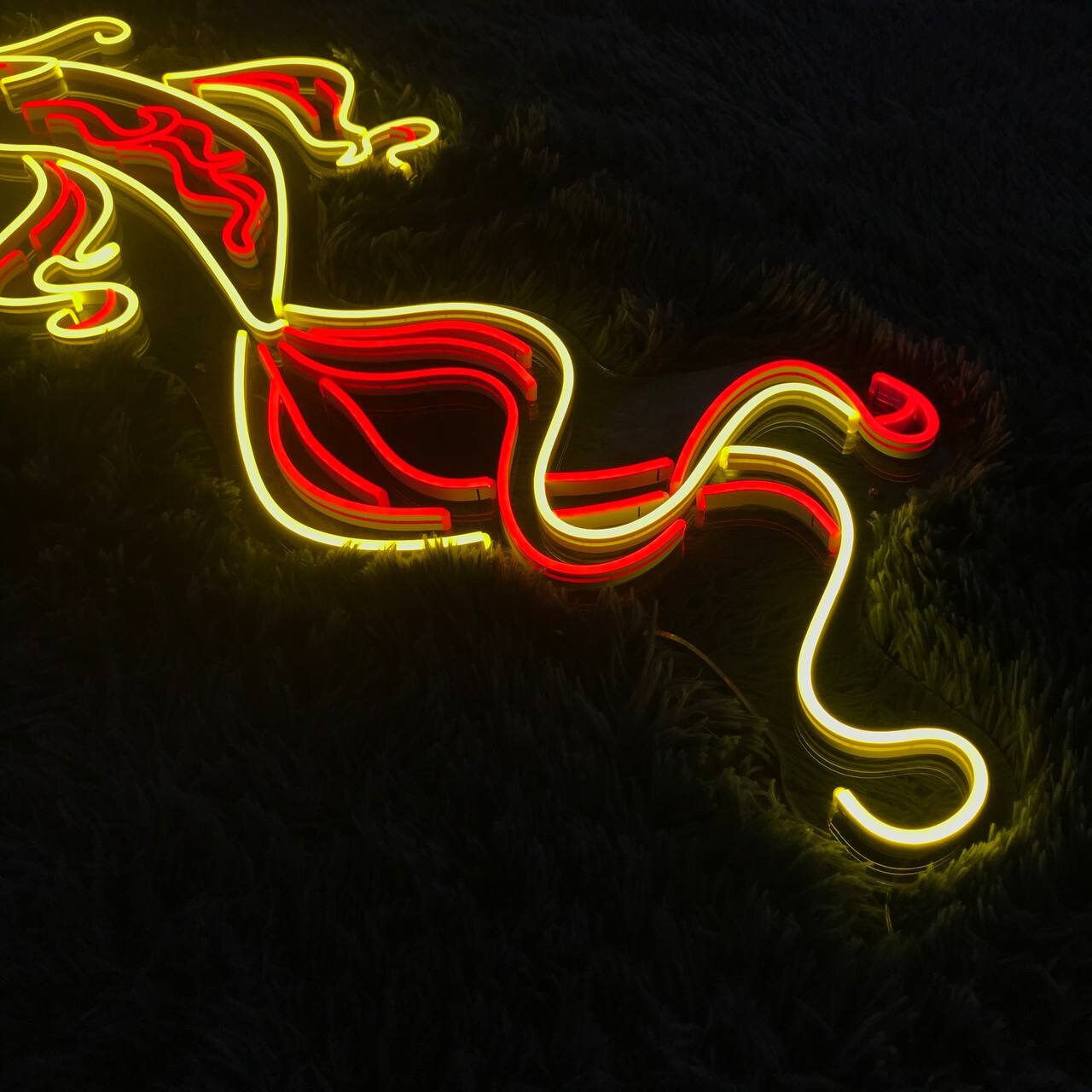 Koi Fish Neon Sign Wall Decor
