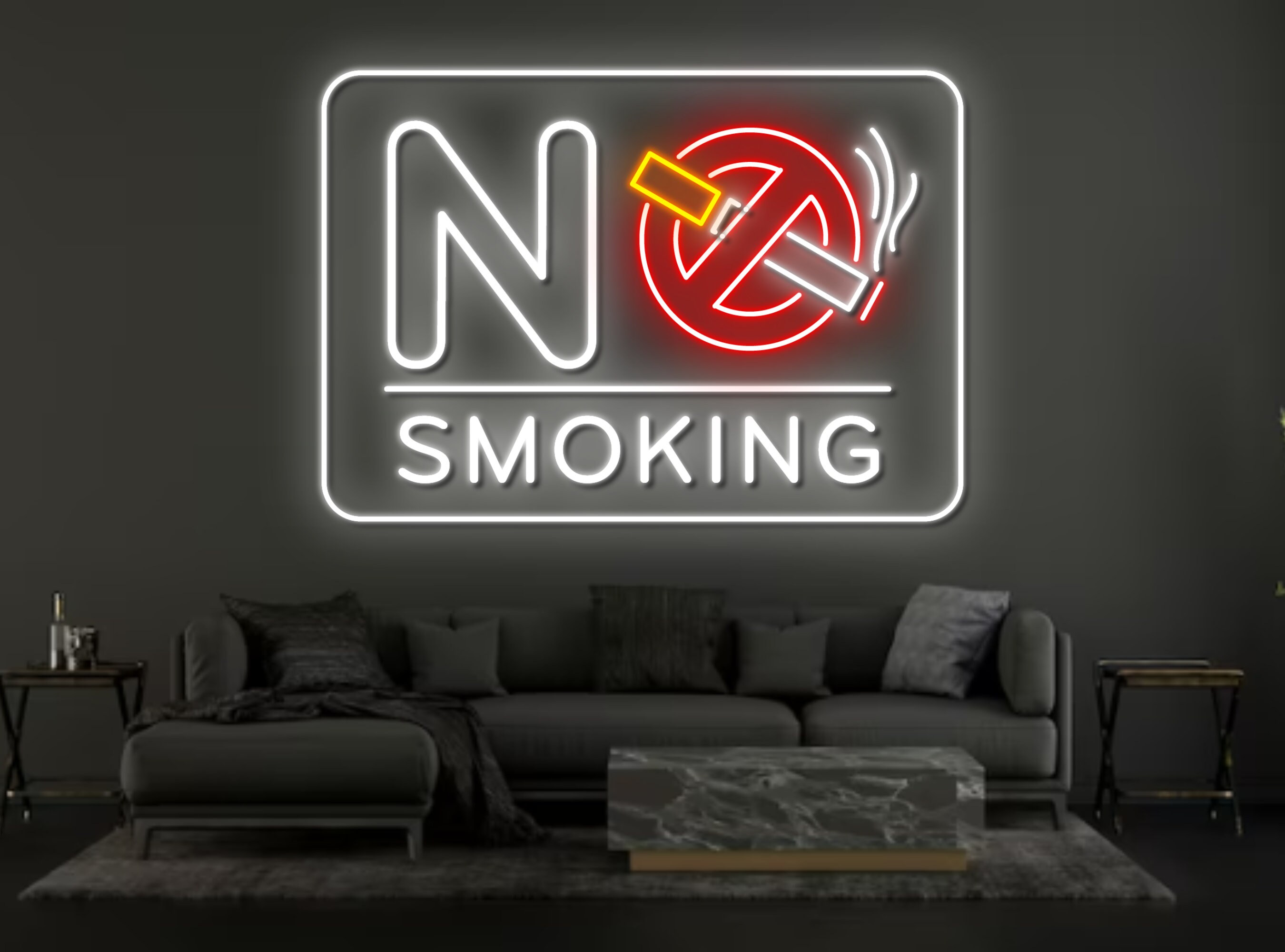 No Smoking Area Neon Signs Decoration Sign