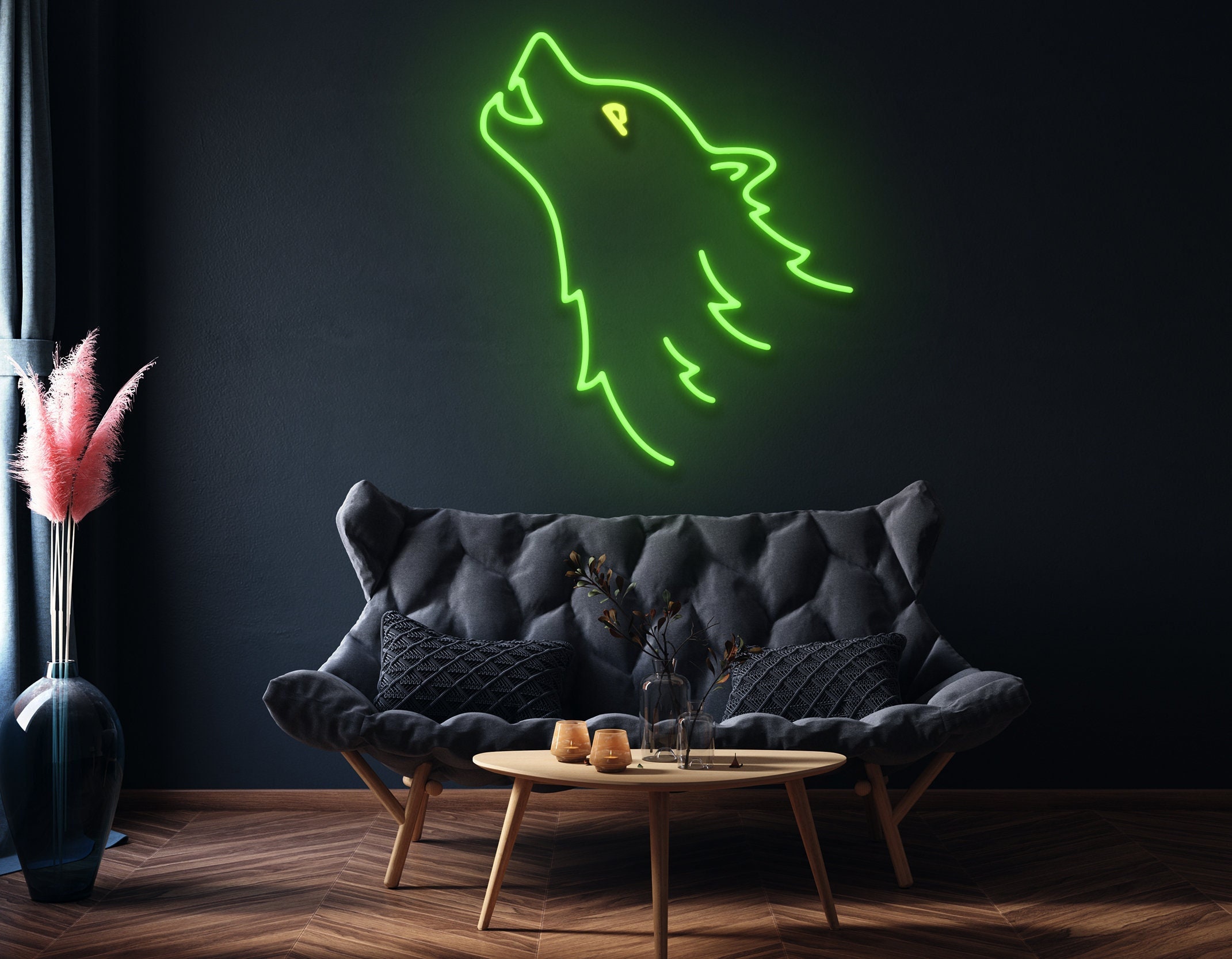 Wolf Neon Sign Wall Decoration Gift