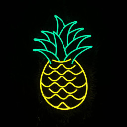 Pineapple Neon Sign Fruits Led Sign Decor Tropical Style
