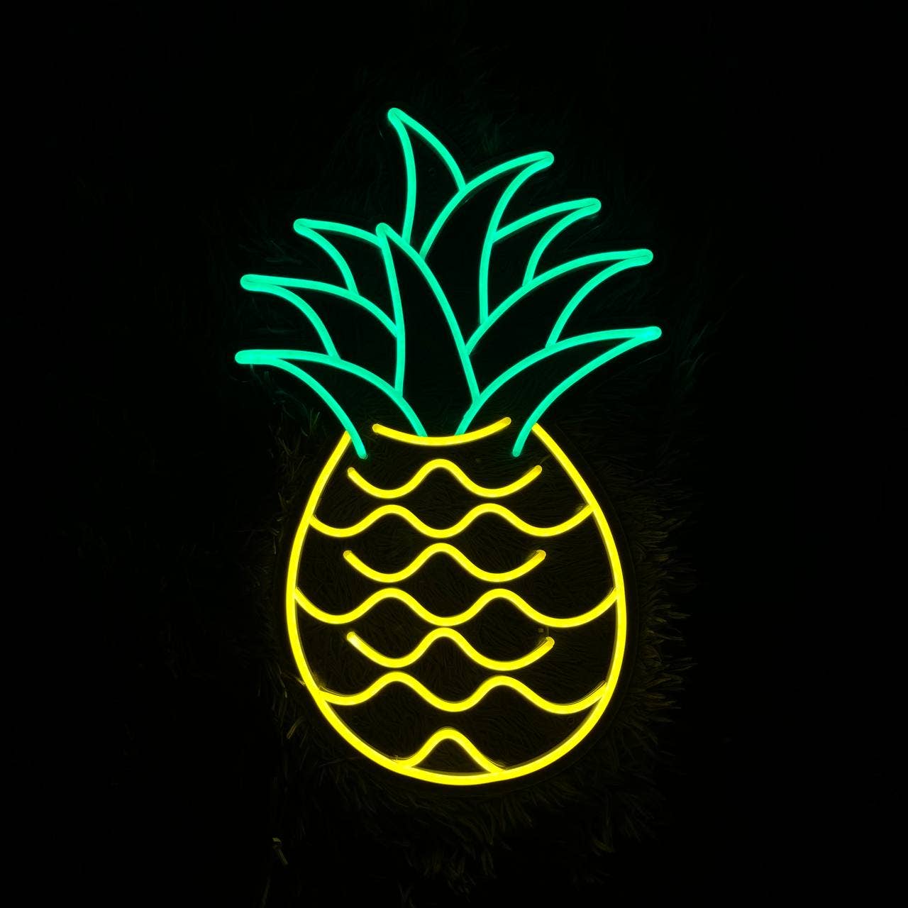 Pineapple Neon Sign Fruits Led Sign Decor Tropical Style