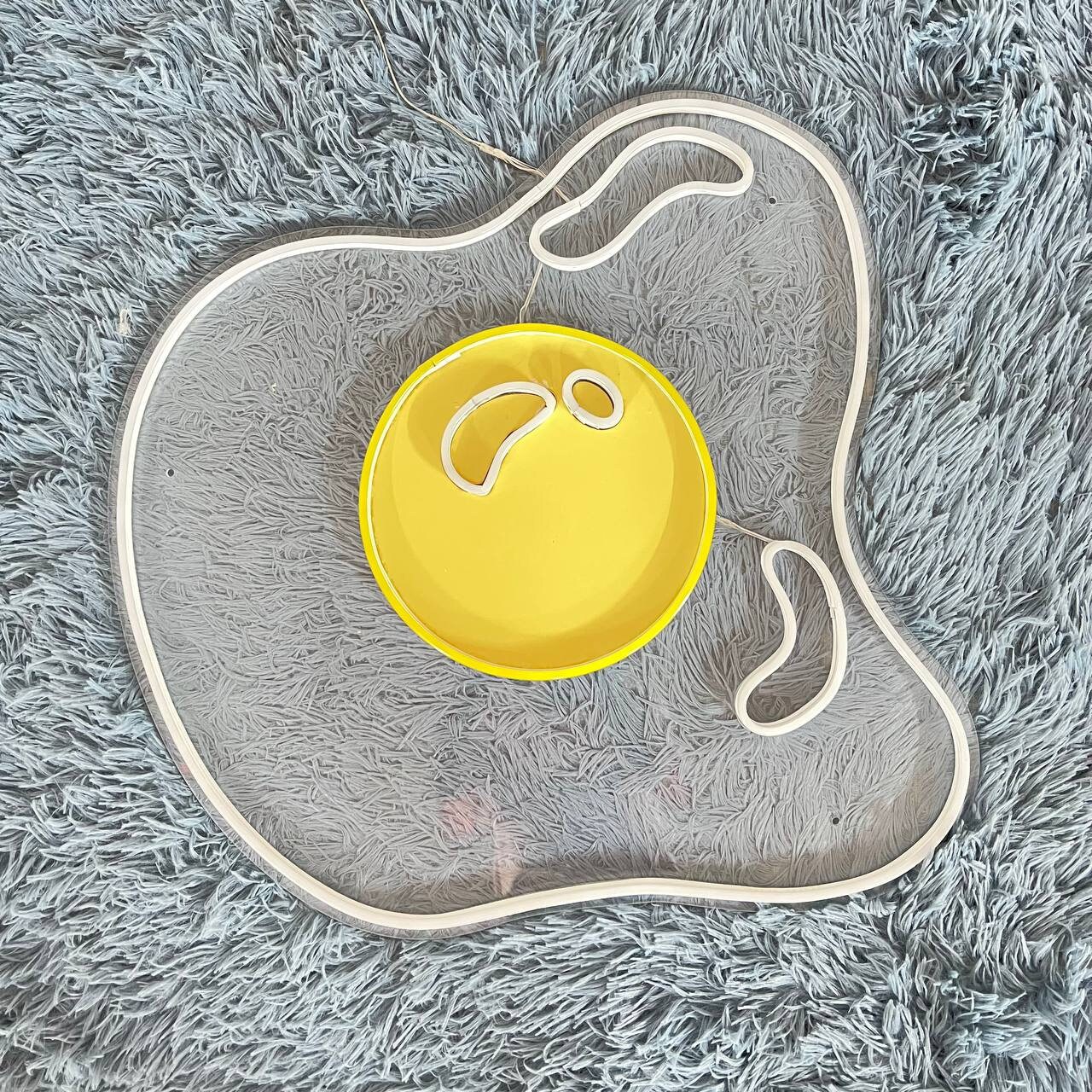 Fried Egg Neon Sign Restaurant Wall Decor
