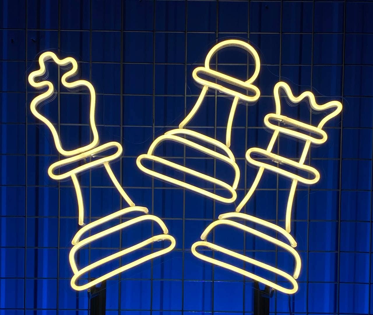 Chess Neon Sign Chess Club Wal Decor