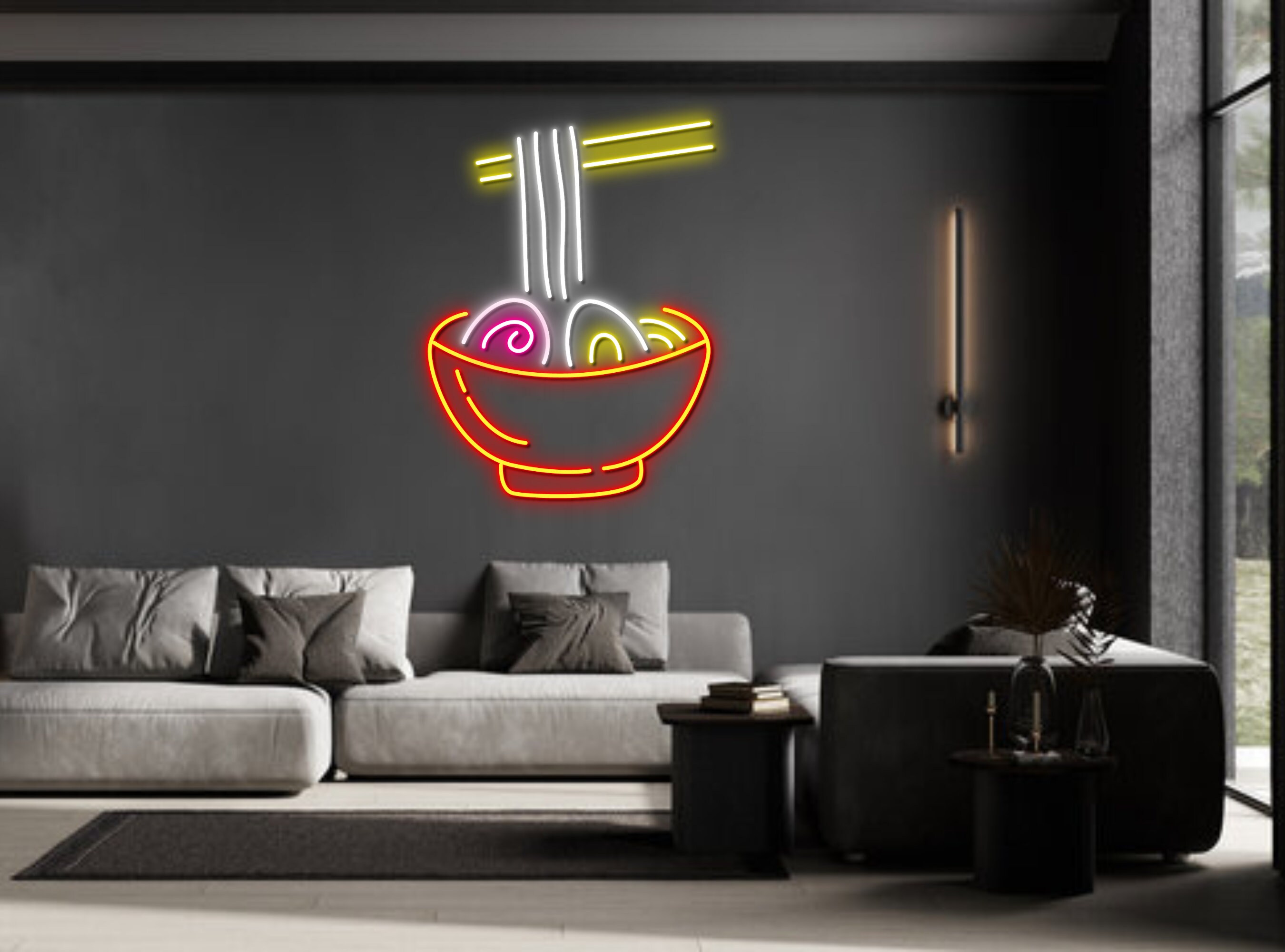 Ramen Bowl Neon Sign