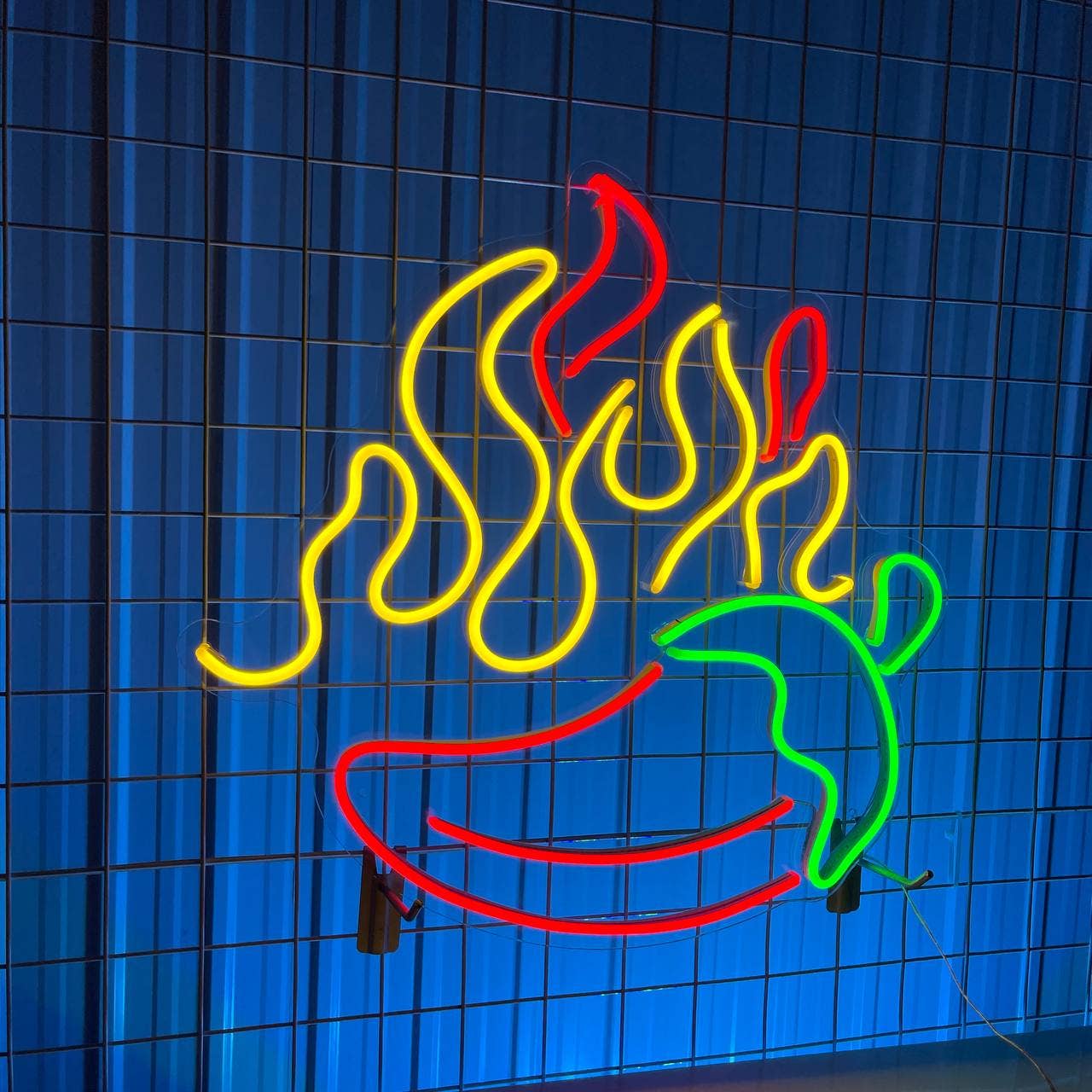 Spicy Food Neon Signs Korean Mexican Food Restaurant Decor