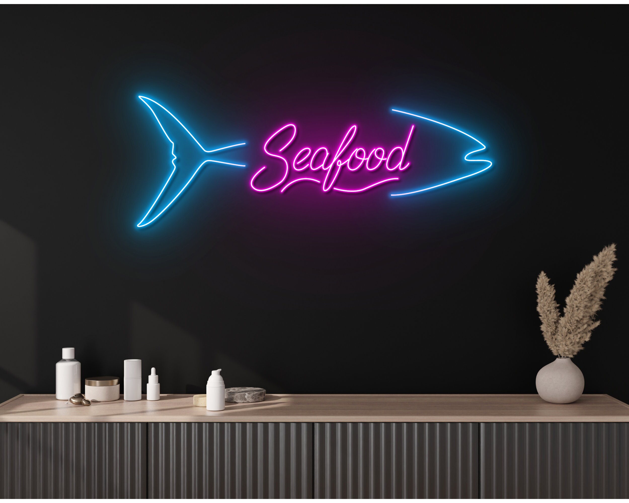 Seafood Neon Sign
