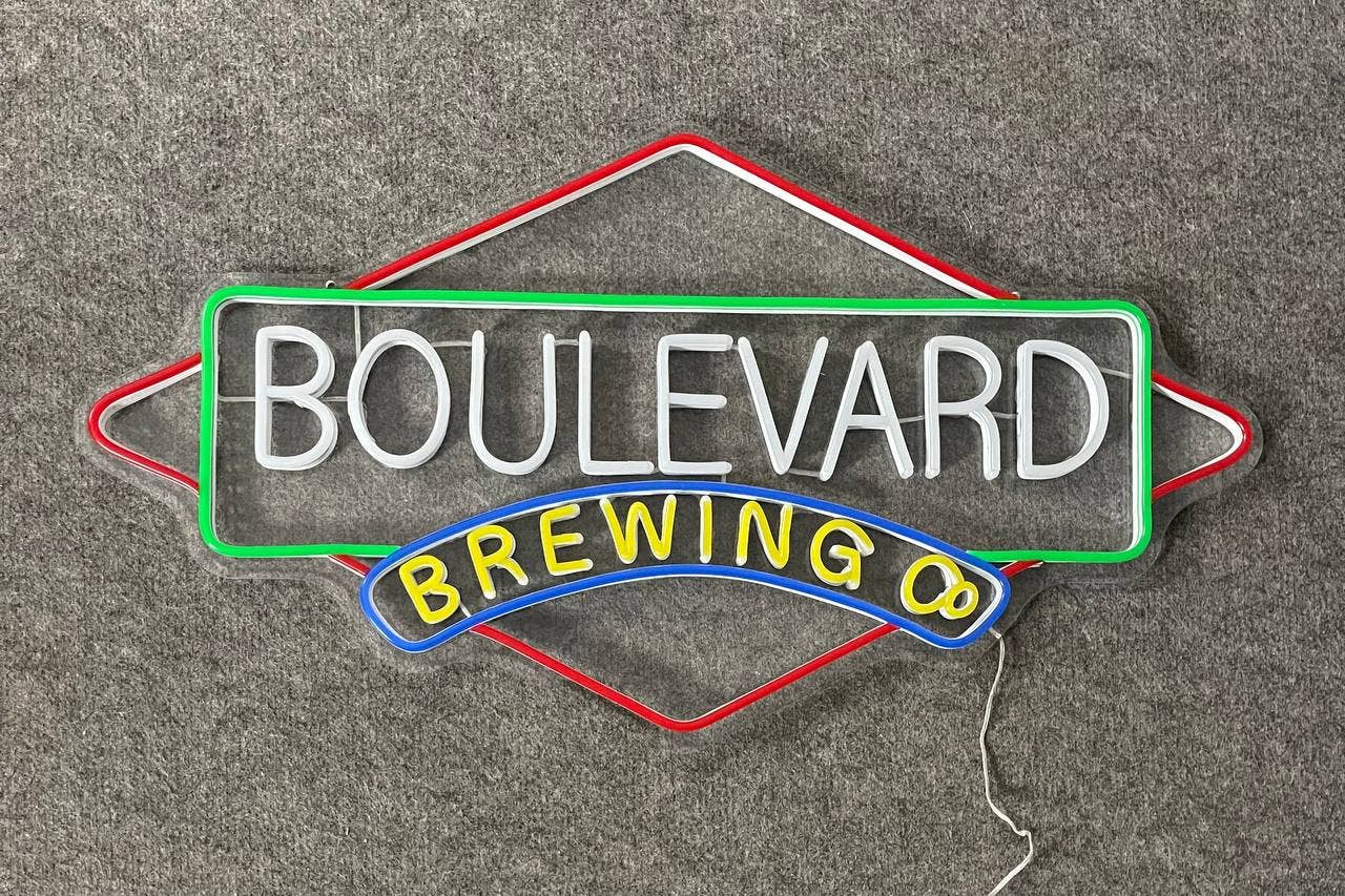 Boulevard Brewing Neon Sign Retro Party Decor