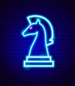 Chess Castle Neon Signs Decor sign