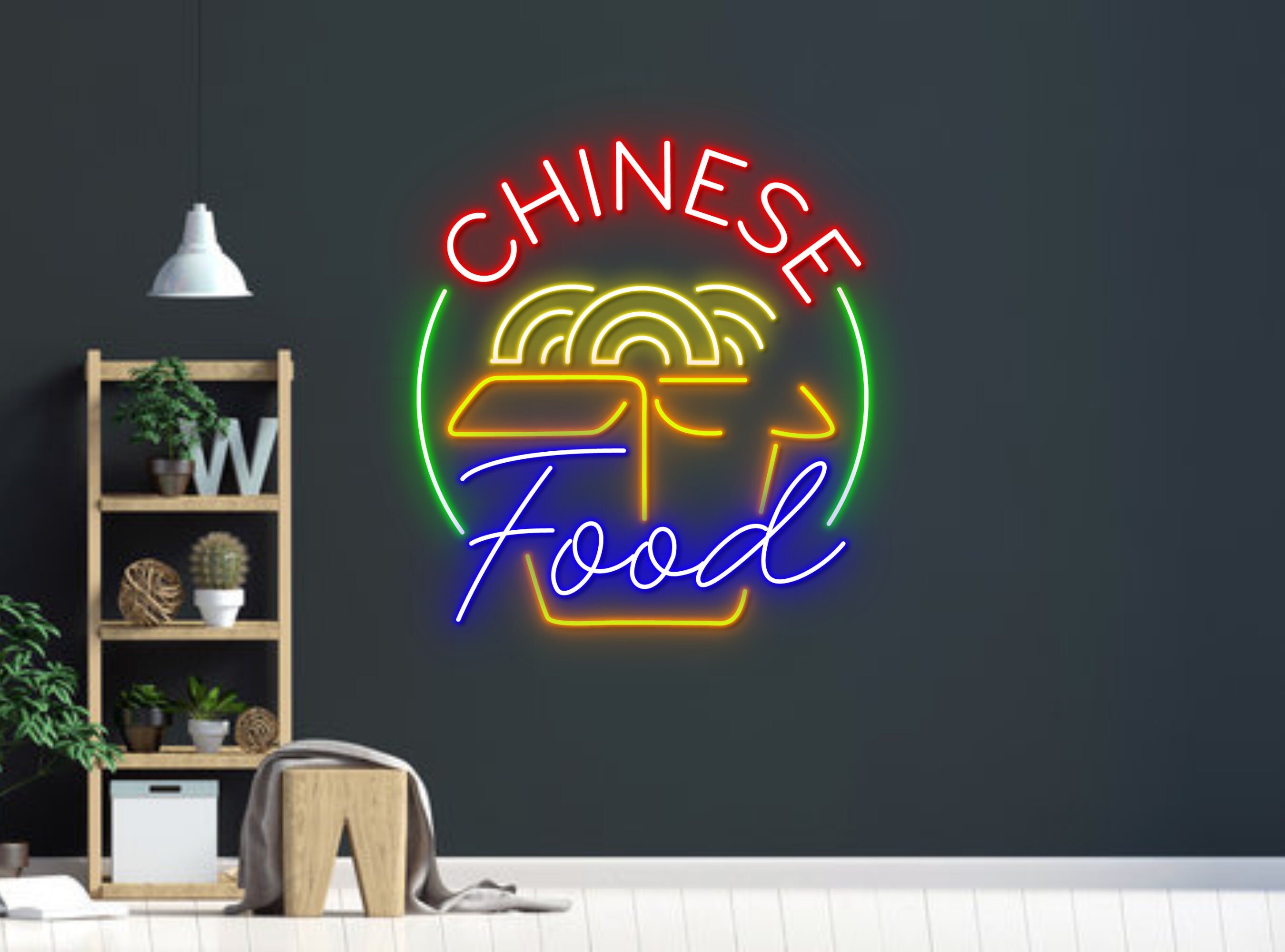 Chinese Food Traditional Restaurant Neon Signs