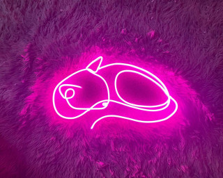 Cat Neon Sign Animal Wall Art Decor