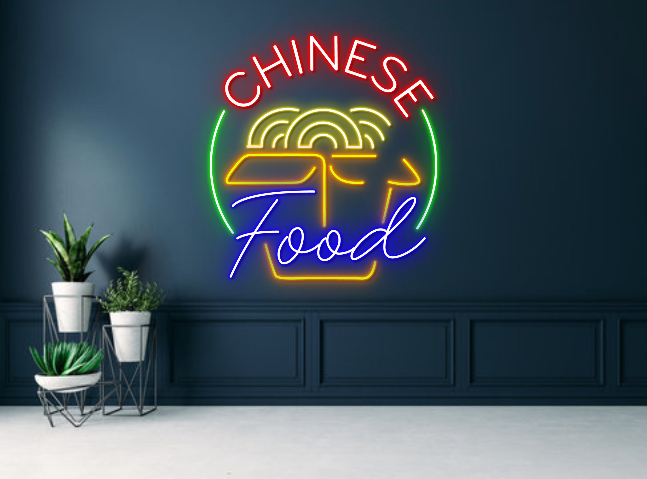 Chinese Food Traditional Restaurant Neon Signs