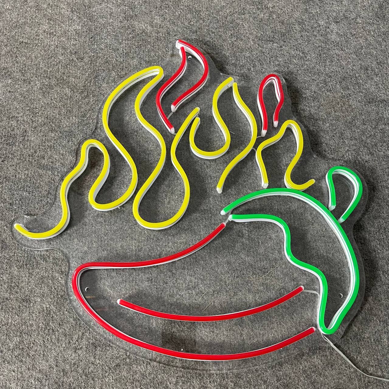 Spicy Food Neon Signs Korean Mexican Food Restaurant Decor
