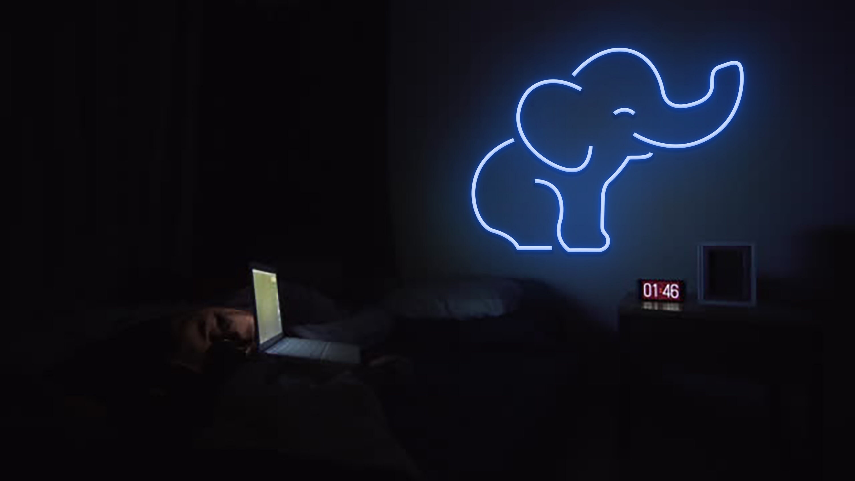 Elephant Neon Sign