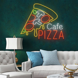 Pizza Wall Deco Neon Sign Restaurant Led Signboard