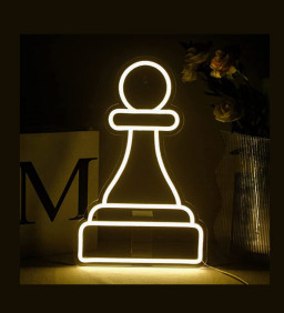 Chess Neon Signs Hanging Sign Wall Art