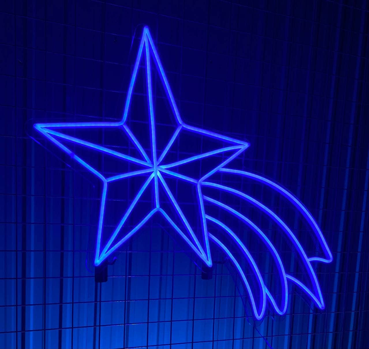 Christmas Star Ornaments Neon Sign Christmas Wall Decor