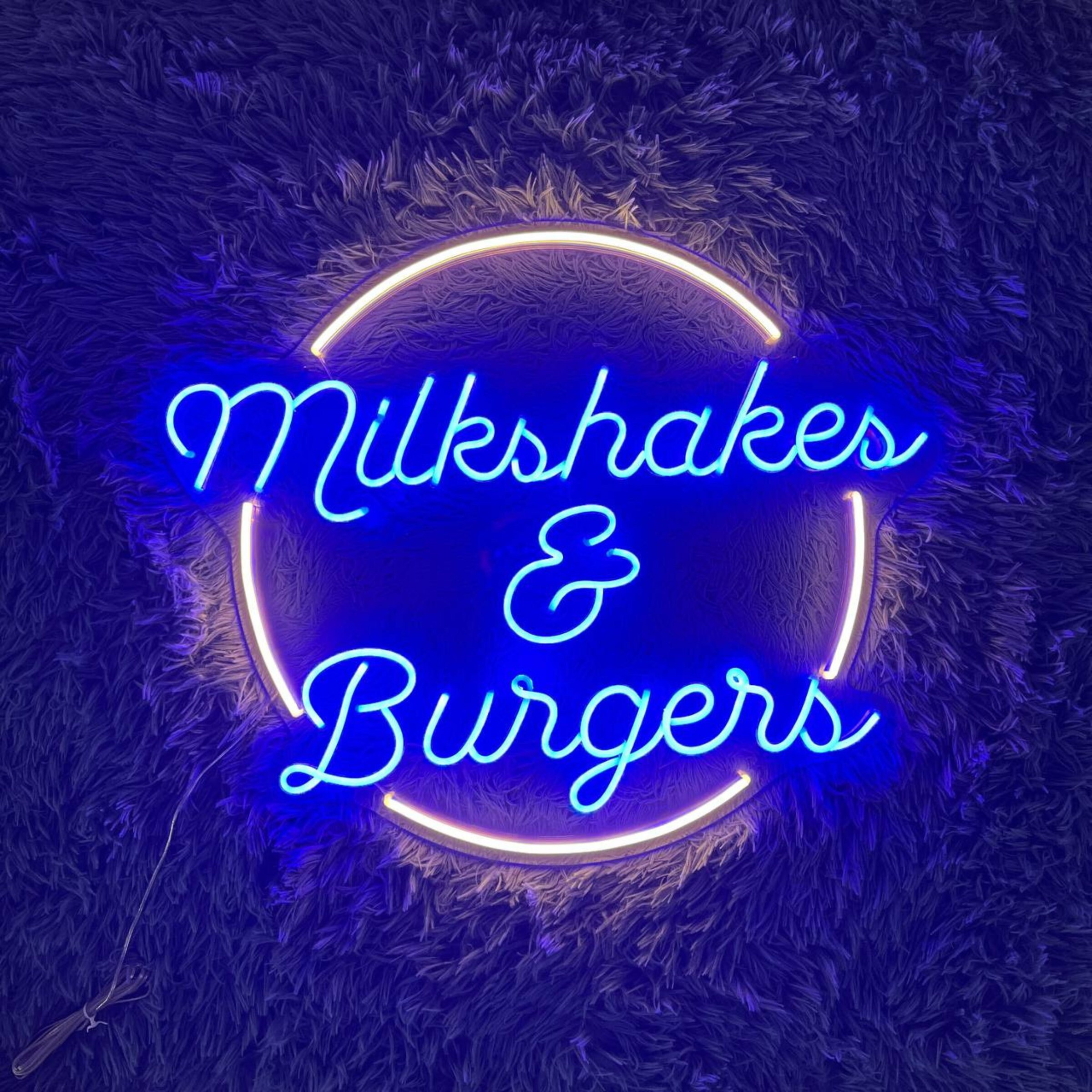 Milkshakes And Burgers Neon Sign