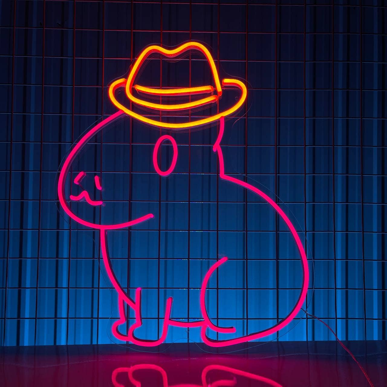 Rabbit Neon Sign Animal Wall Art Decor