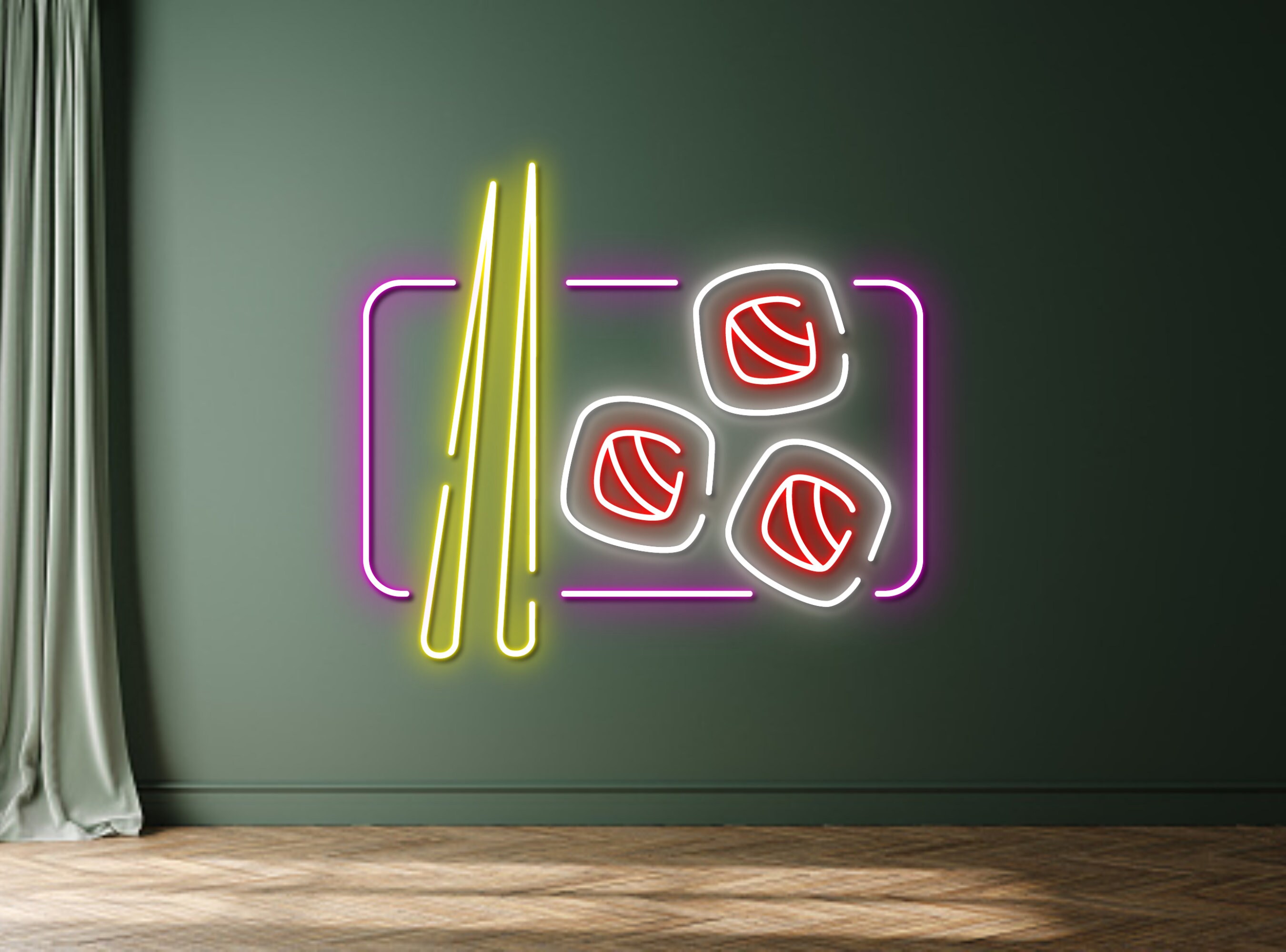 Sushi Bar Neon Signs Decoration Gift Wall Hanging Gift