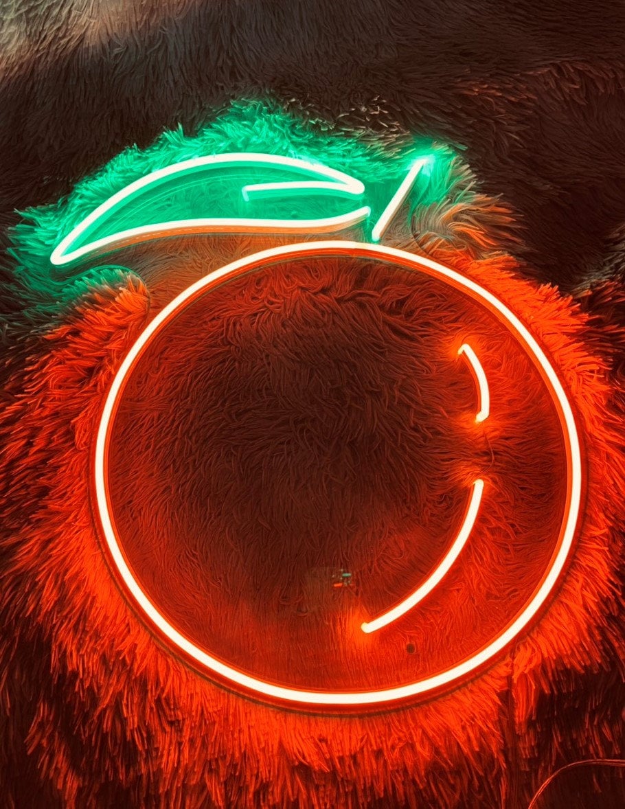 Orange Neon Sign Birthday Gifts