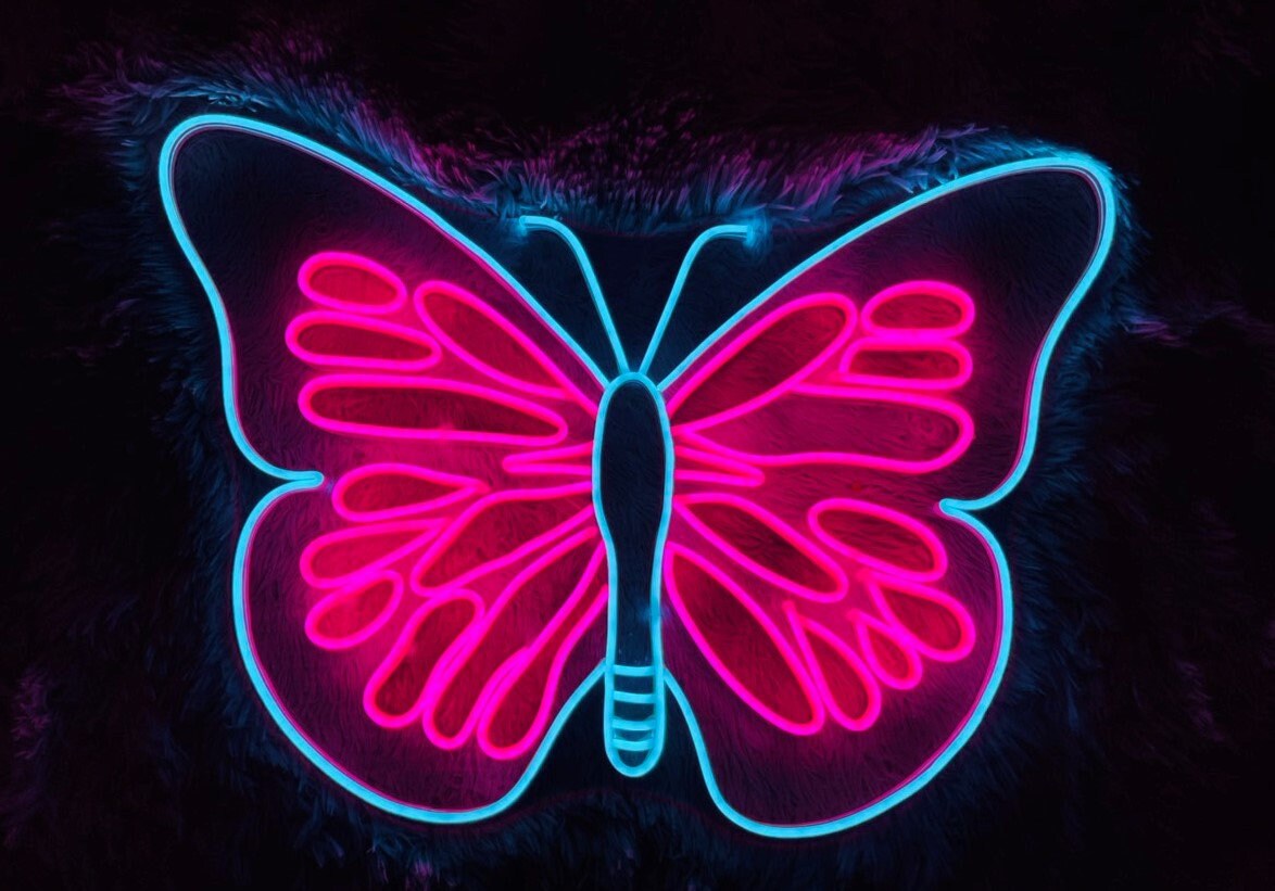 Butterfly Neon Sign Animal