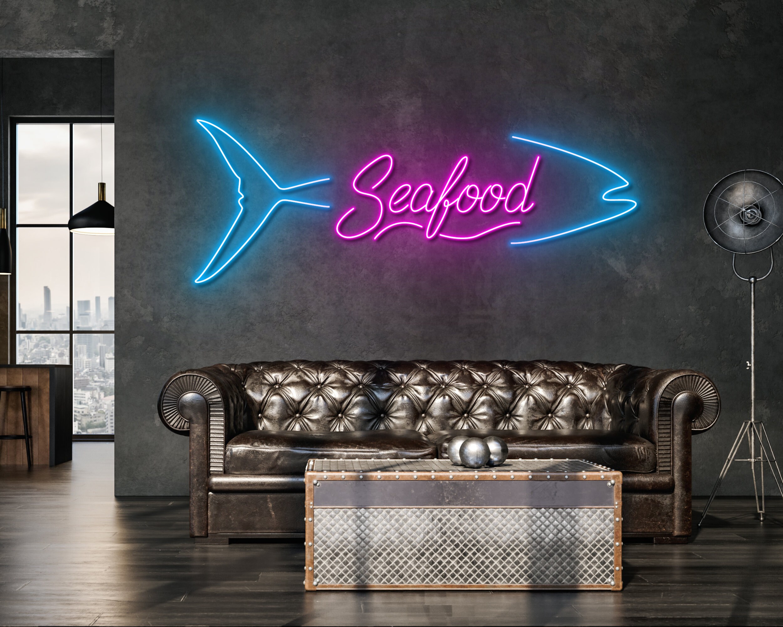 Seafood Neon Sign