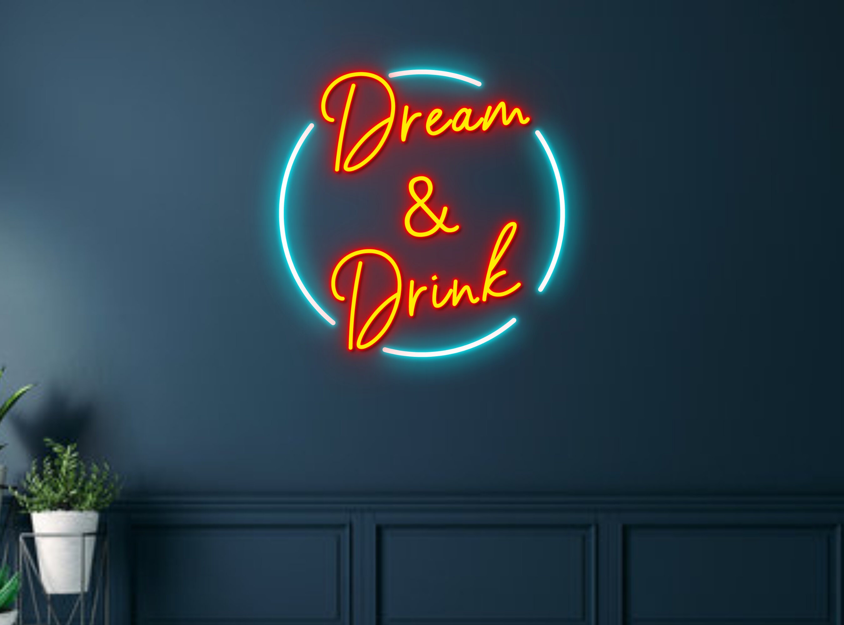 Drink And Dreams Neon Signs Decor