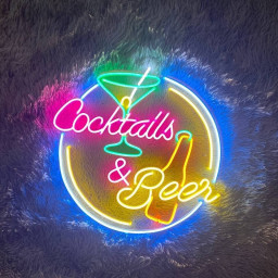 Cocktails and Beer Neon Signs