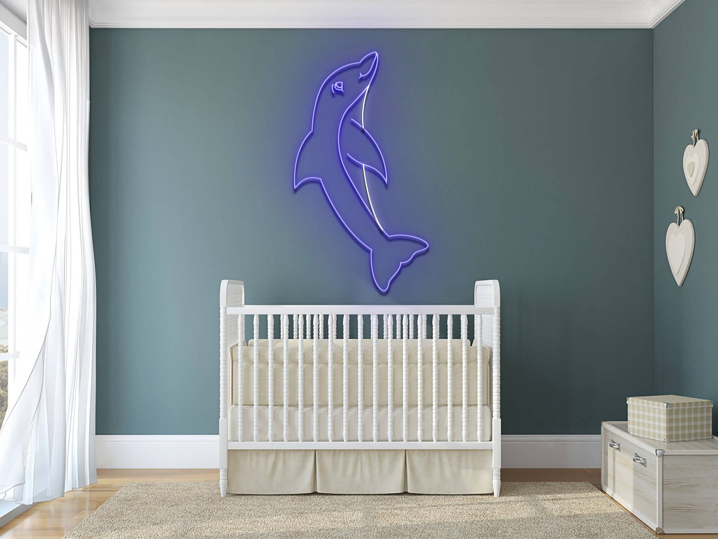 Dolphin Neon Sign Animal Sign Wall Decor