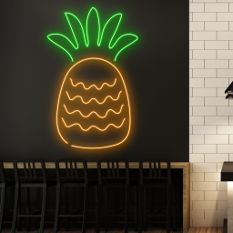 Pineapple Ananas Neon Sign Fruits Bar Decor Tropical Style