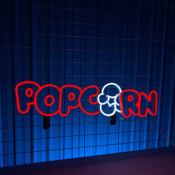 Popcorn Neon Sign Popcorn Store Wall Decor Signboard