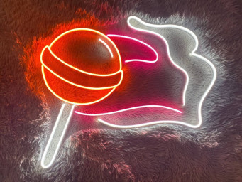 Lick Candy Neon Sign