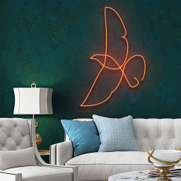 Eagle Neon Sign Head Eagle Football Wall Decor