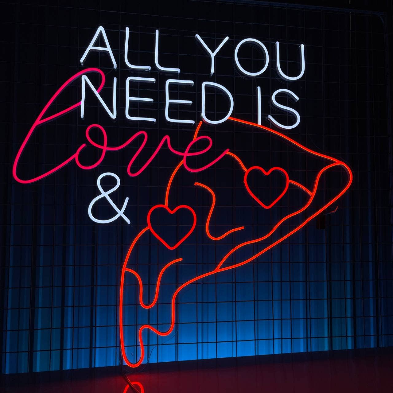 All You Need Is Pizza Neon Sign