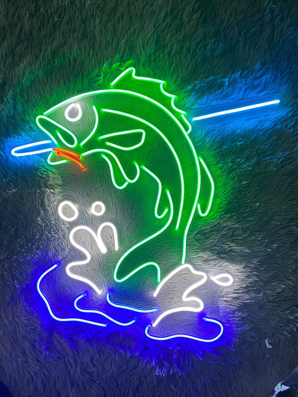 Fish Neon Sign Boyfriend Anniversary Gift