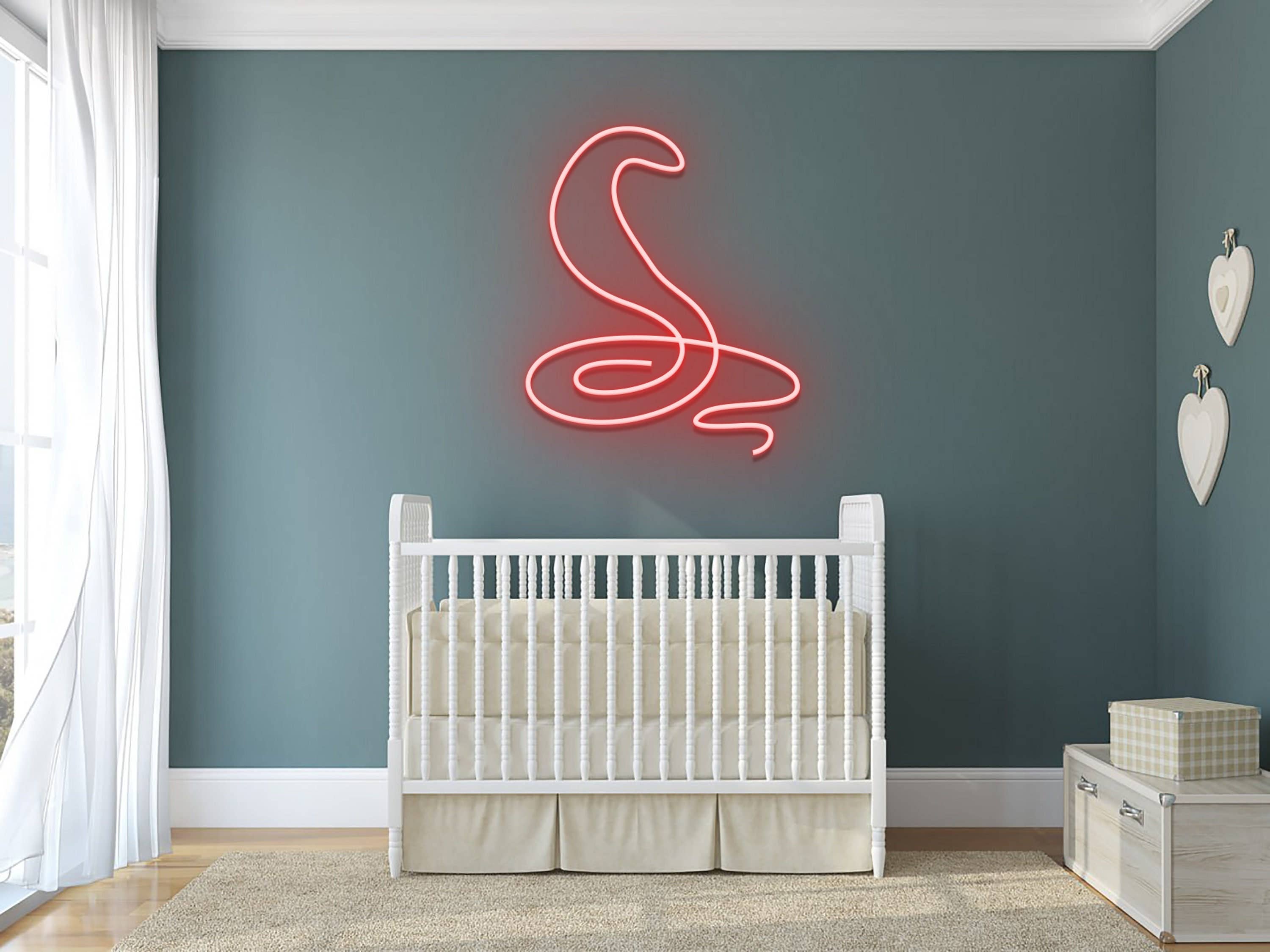 Snake Line Neon Signs Art Wall Decor