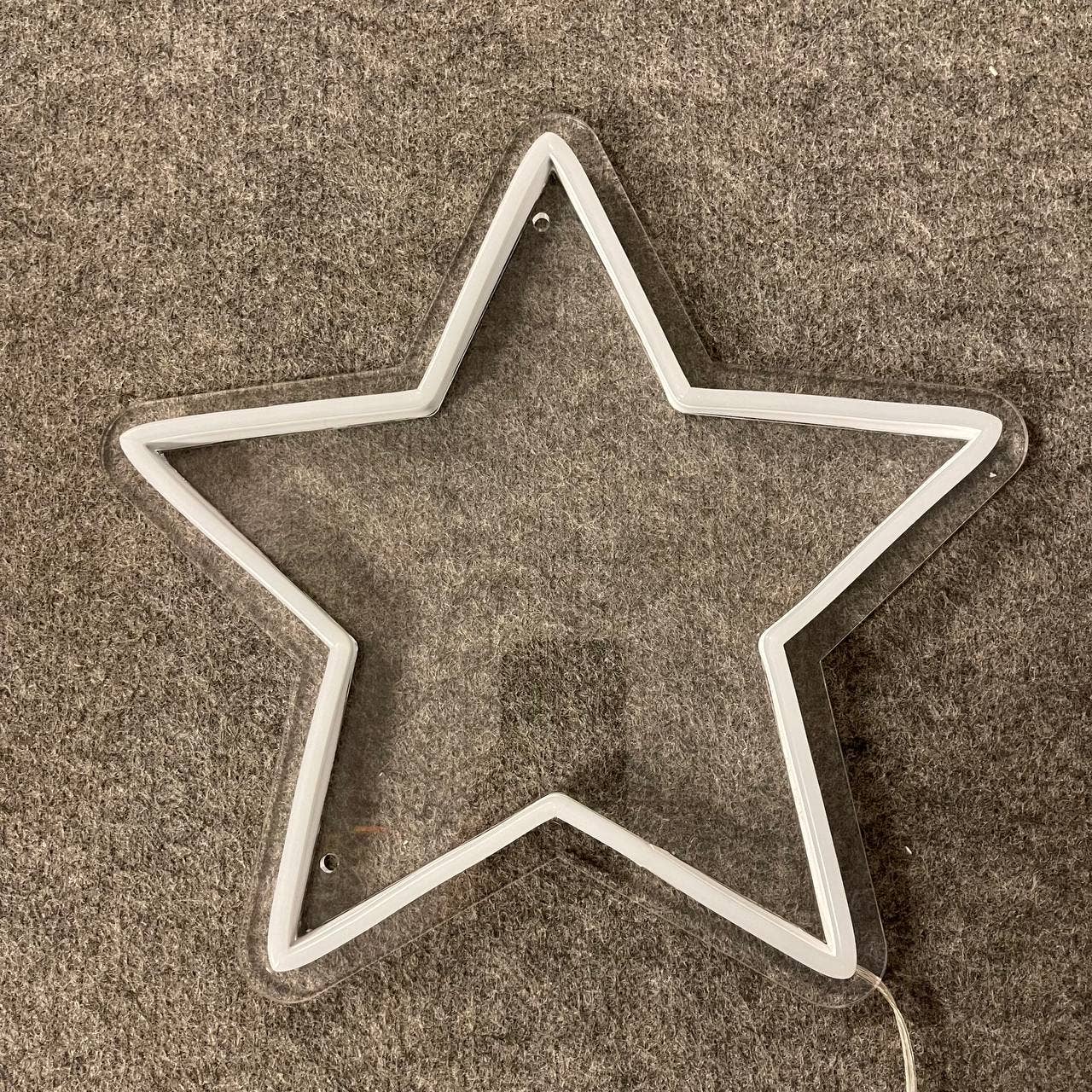 Star Neon Signs Fall Christmas Long-lasting Lights Decor