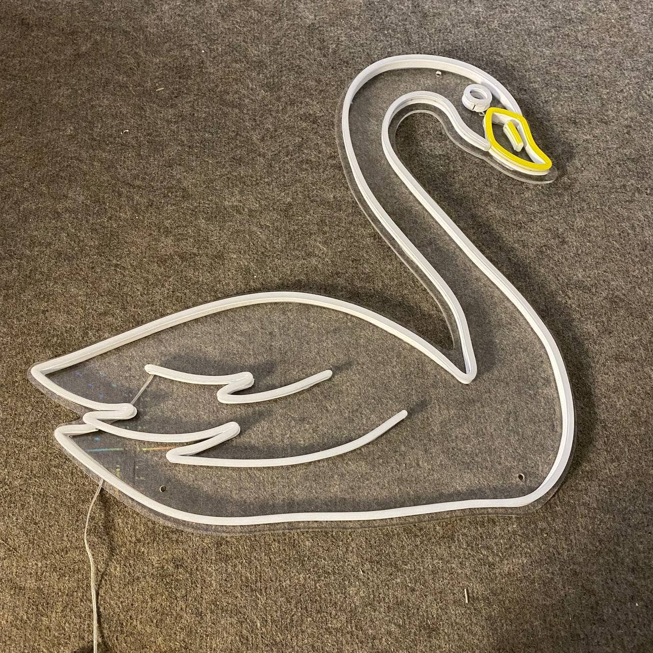 Duck Neon Sign Animal Long-lasting Art Wall Decor